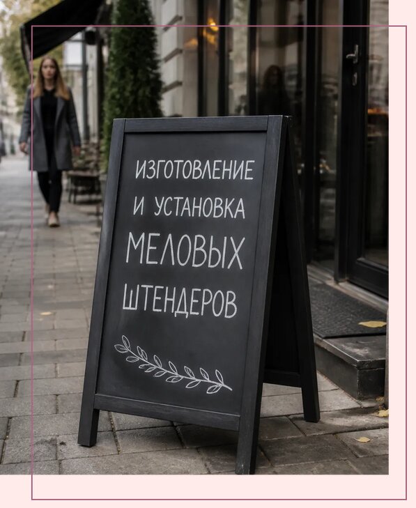 Меловые штендеры в Луховицах по цене от 6724 р. | Аванза-Лхв